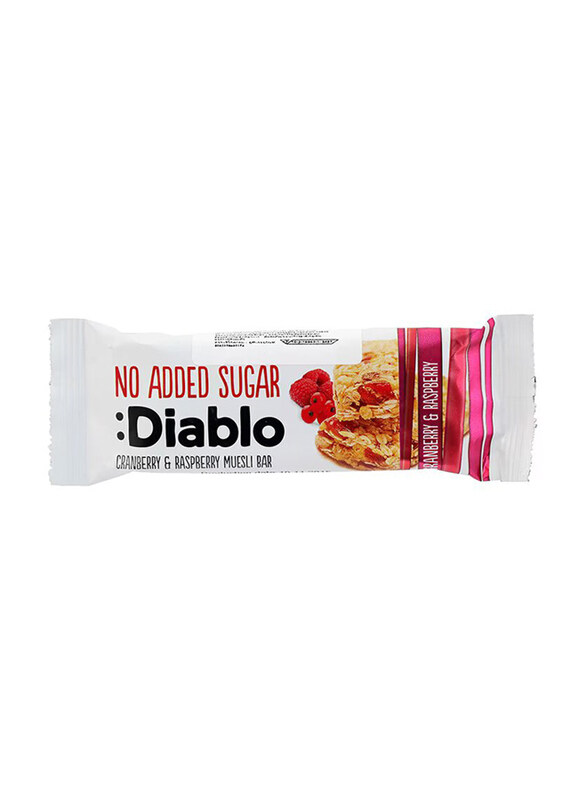 

Diablo Cranberry Raspberry Muesli Bar, 30g