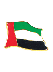 UAE Flag Pins, 4 Pieces, Multicolour