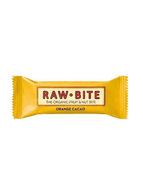 

Rawbite Organic Orange Cacao Bar, 50g