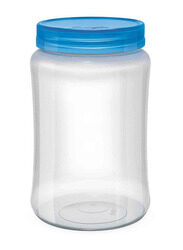Milton Round Pet Jar, 100ml, Clear/Blue