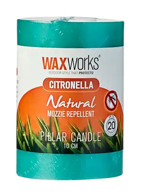 

Waxworks Citronella Pillar Candle, 10cm, Assorted Colour