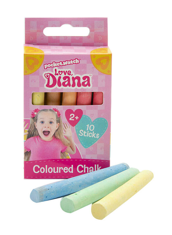 

Micador 10-Piece Love Diana Chalk, Multicolour