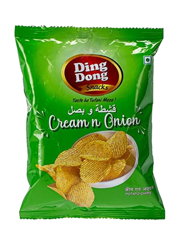 

Ding Dong Cream & Onion Potato Chips, 16g