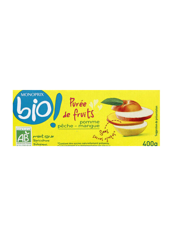 

Monoprix Peach, Mango & Apple Flavor Sauce, 4 x 100g