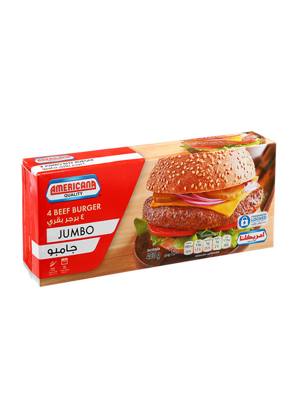

Americana Beef Jumbo Burger, 400g