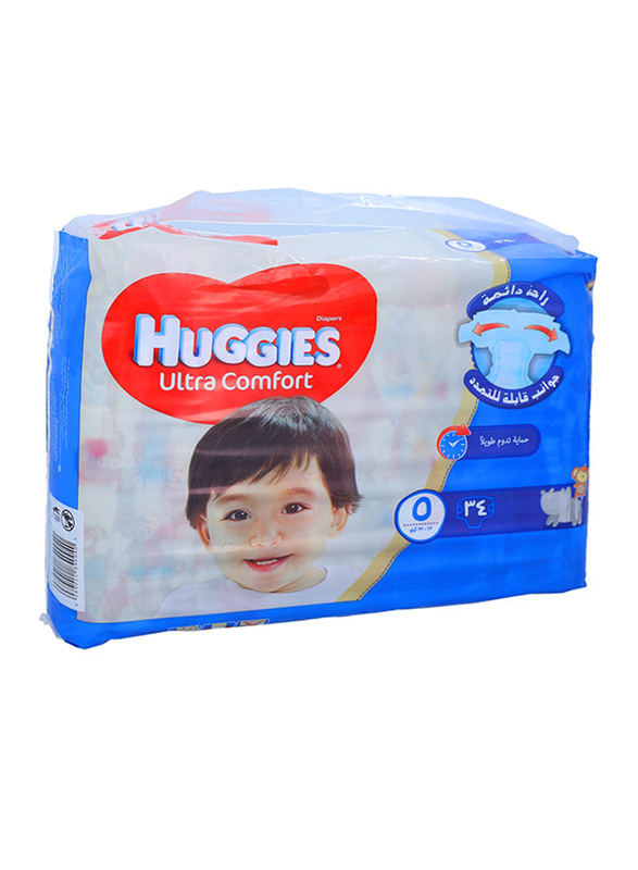 Huggies Ultra Comfort Superflex Diapers, Size 5, 12-22 kg, Economy Pack, 34 Count