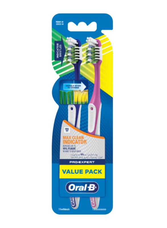 

Oral B Pro Max Clean Expert Toothbrush, 2 Pieces