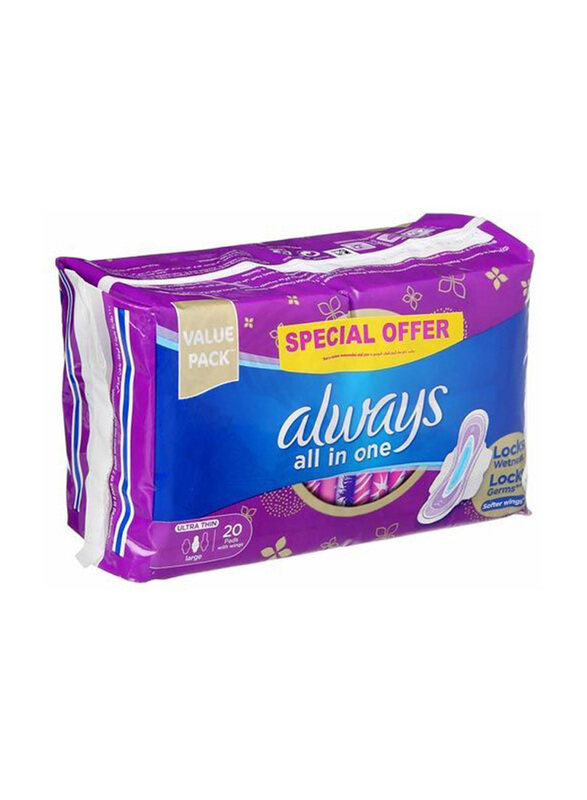 

Always Ultra Thin Large Pads, 20 Pads