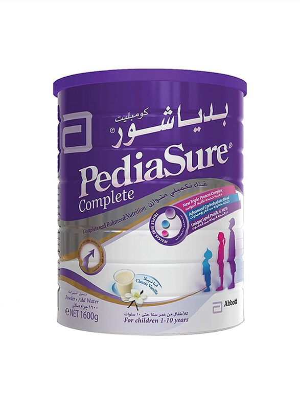 

PediaSure Complete Triple Sure Vanilla Formula Milk, 1600g