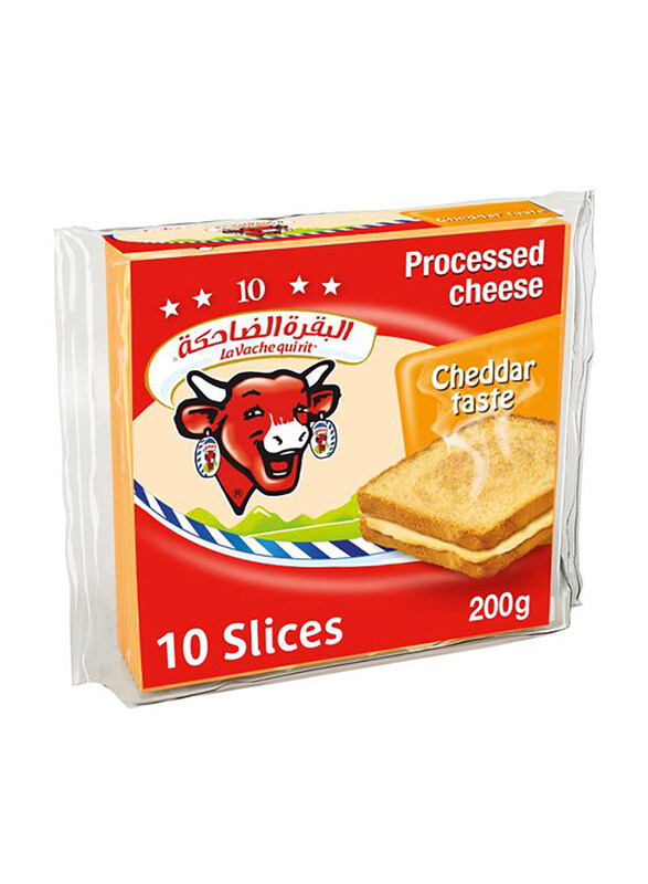 

La Vache Quirit Cheddar Cheese Slices, 200g
