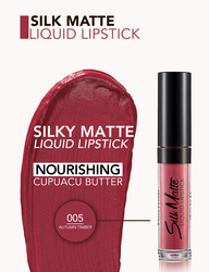 Flormar Silk Matte Liquid Lipstick, 005 Autumn Timber, Pink