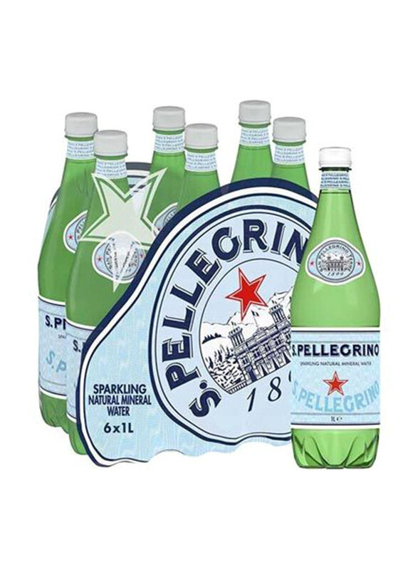 

S.Pellegrino Sparkling Water, 6 x 1 Litre