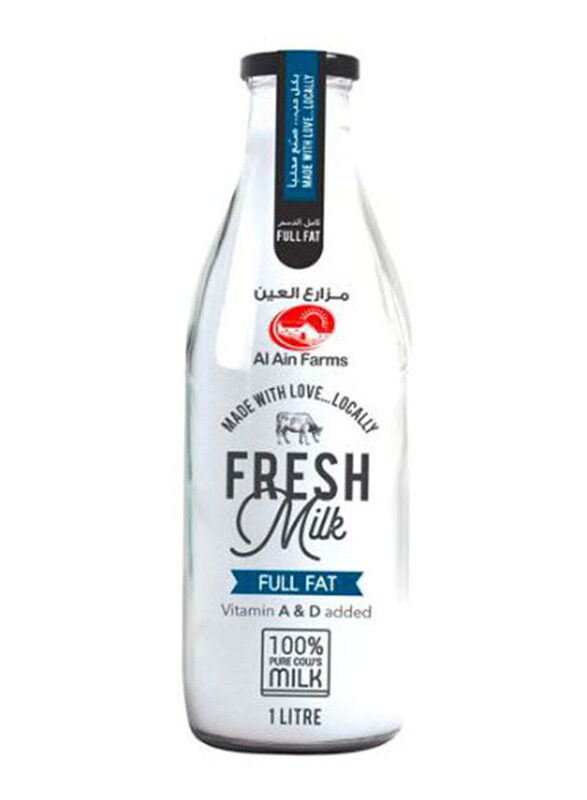 

Al Ain Fresh Milk Low Fat Glass Bottle, 1 Liter
