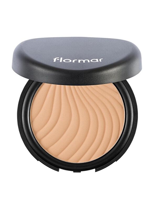 

Flormar Wet Dry Compact Powder, 08, Beige