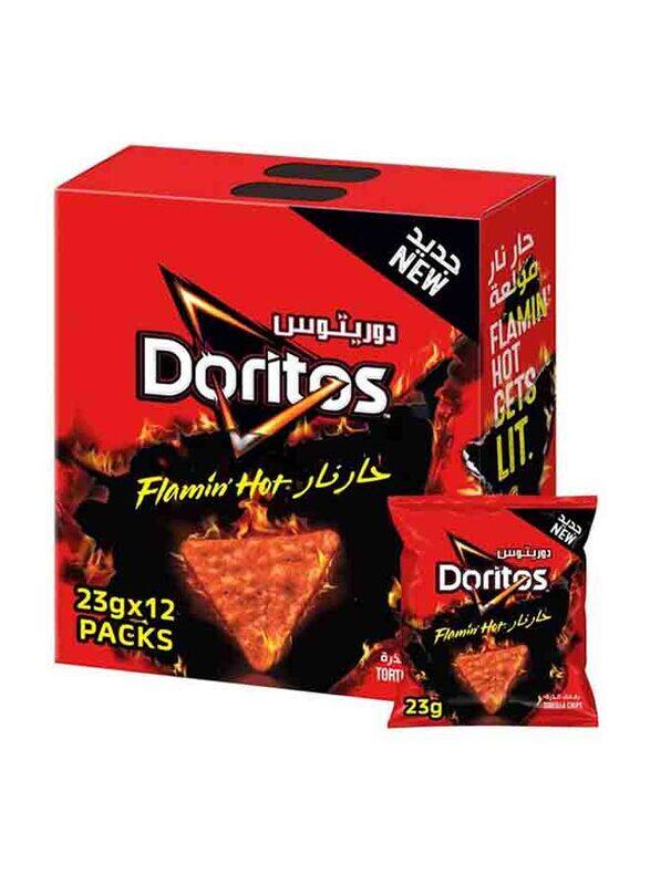 

Doritos Chips Flamin Hot Chips, 12 x 23g