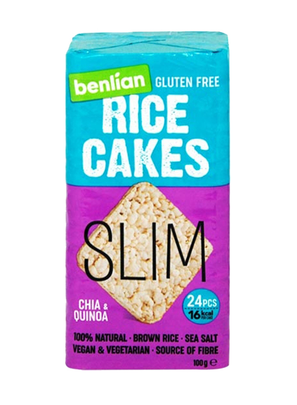 Benlian Rice Cakes Slim Chia & Quinoa, 100g