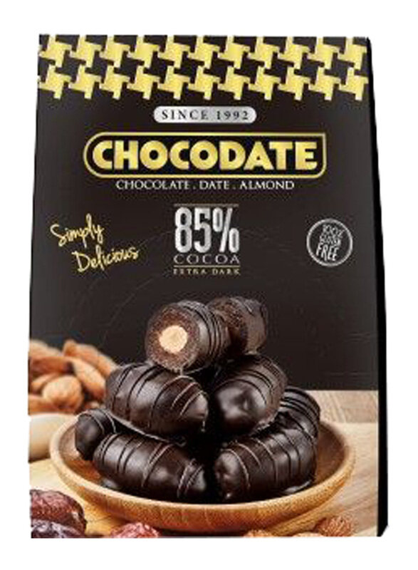 

Chocodate Extra Dark Chocolate 85% Tent, 33g