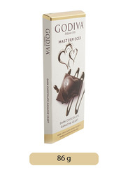 Godiva Dark Chocolate Filling Bar with Ganache Heart, 86g