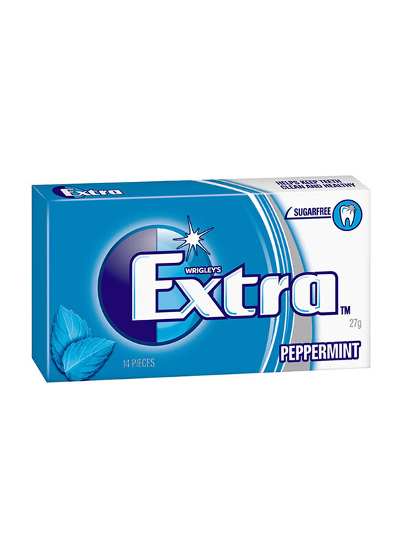 

Wrigley's Extra Envelop Peppermint Chewing Gum, 12 x 27g