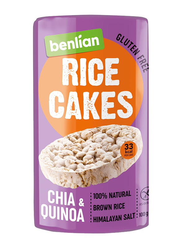 Benlian Rice Cakes Chia & Quinoa, 100g