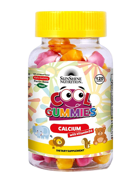 

Sunshine Nutrition Cool Gummies Calcium with Vitamin D3, 120 Gummies