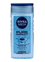 Nivea Pure Impact Shower Gel for Men, 250ml