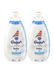 Comfort Concentrated Fabric Conditioner, 2 x 1Litre