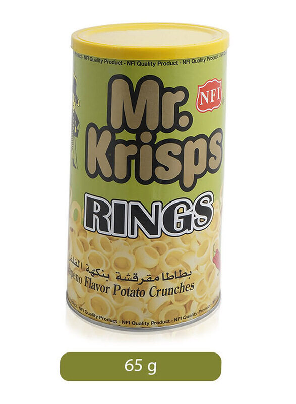 

Mr.Krisps Jalapeno Flavor Potato Rings, 65g