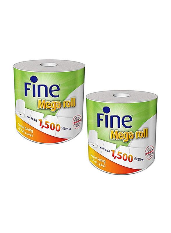 

Fine Hand Towel Roll, 1500 Sheets x 2Ply