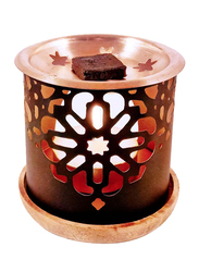 Dukhni 18-Pieces Oud Al Mukhtar Bakhoor, with Persian Exotic Bakhoor Burner, Black