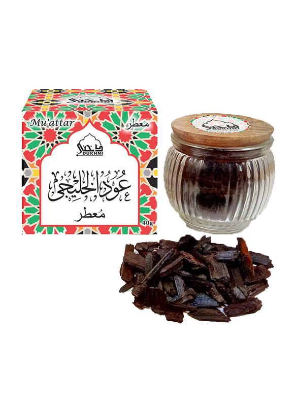 

Dukhni 40gm Oud Al Khaleeji Muattar Bakhoor, Black