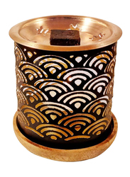 Dukhni 27-Pieces Oud Al Mukthar/Madhmoon/Awatef Bakhoor, with Rainbow Exotic Bakhoor Burner, Black