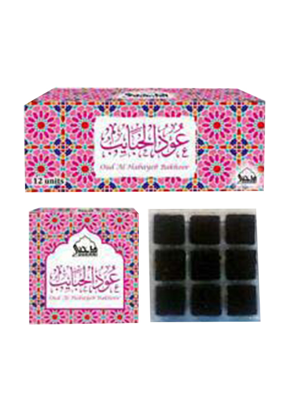 Dukhni 108-Pieces Oud Al Habayeb Bakhoor, Black