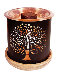 Dukhni 27-Pieces Oud Al Ya Aini/Khaleeji/Ibtisam Bakhoor, with Tree of Life Exotic Bakhoor Burner, Black