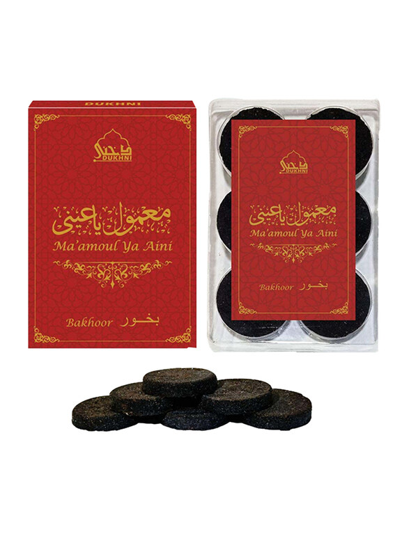 

Dukhni 6-Pieces Maamoul Ya Aini Bakhoor, Black