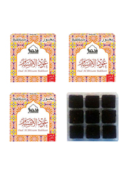 Dukhni 27-Piece Oud Al Ibtisam Bakhoor Incense Sticks Set, Black