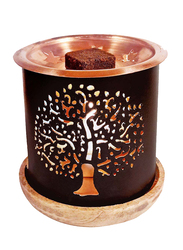 Dukhni Tree of Life Exotic Incense Bakhoor Burner, Brown