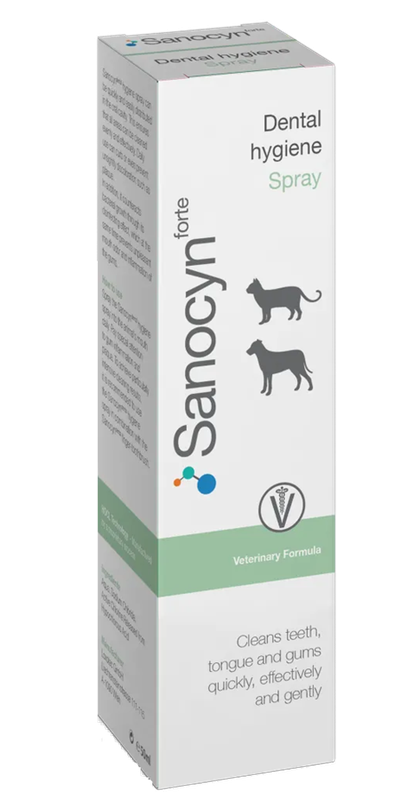 

Sanocyn DENTAL CARE. HOCL latest technology solution. Prevents formation of tartar. Fight bad smells. No alcohol, colouring and fragrances. Extremly well tole
