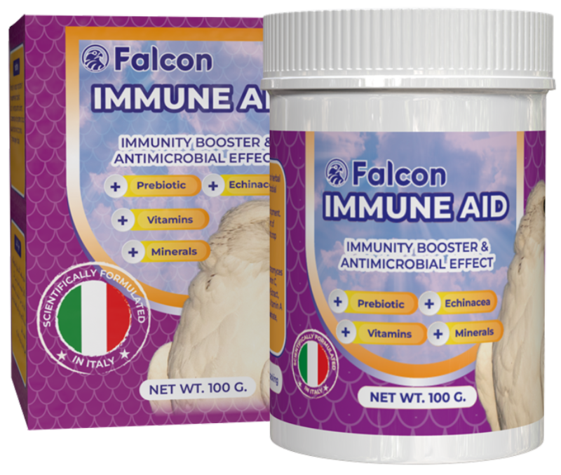 

FALCON SUPPLEMENTS. Geavet Falcon Inmune Aid (100 g). Inmunity booster and antimicrobial effect