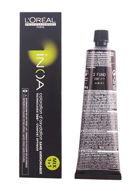 

L'Oreal Paris Professional Inoa 2 Hair Colour, 60gm, 2 Darkest Brown