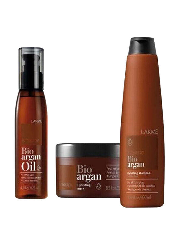 

Lakme K. Therapy Bio Argan Exclusive Treatment Hair Cleanser (Set of 3)