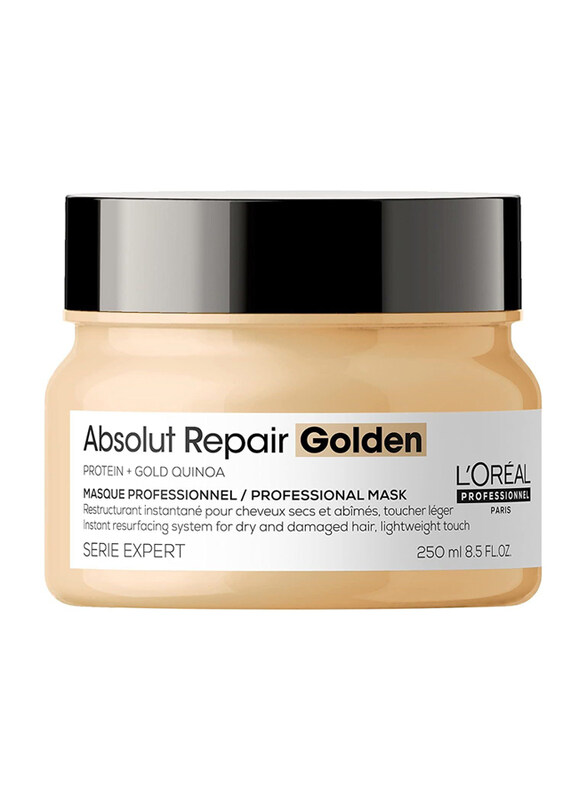 

L'Oreal Paris L'oreal Professional Absolut Repair & Hydrates Golden Mask with Gold Quinoa & Protein, 250ml