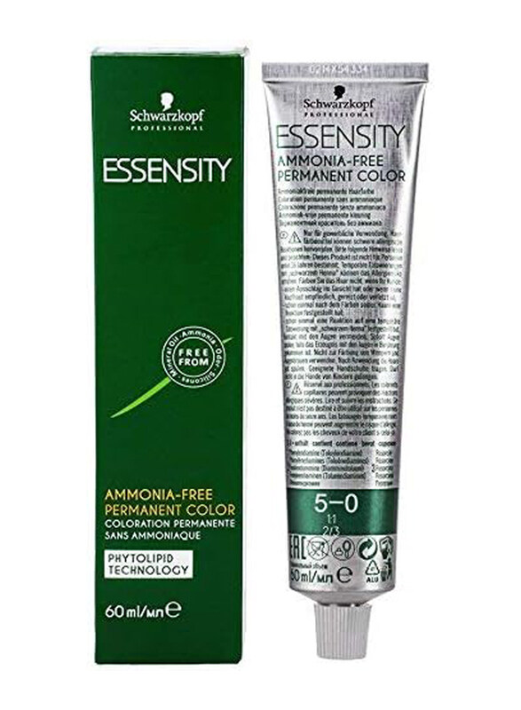 

Schwarzkopf Essensity Ammonia Free Permanent Hair Color, 60ml, 5-0 Light Brown