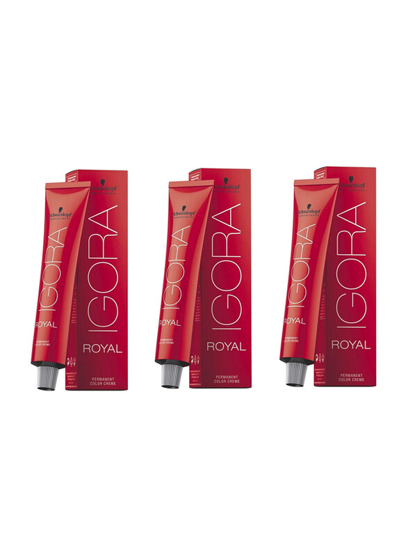 

Schwarzkopf Igora Royal Permanent Hair Color, 3 Pieces, 6-00 Dark Blonde