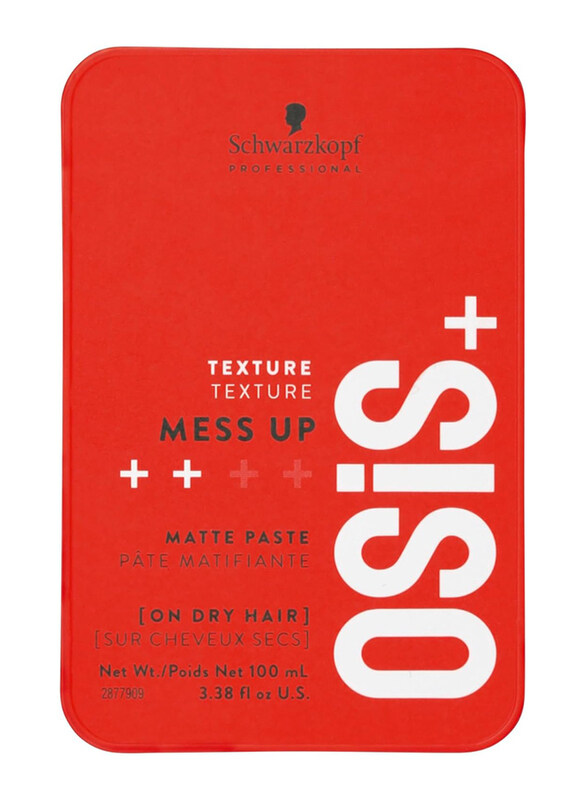 

Schwarzkopf Osis+ Mess Up Matte Gum Hair Paste for All Hair Types, 100ml