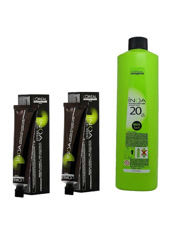

L'Oreal Paris Inoa Ammonia Free Permanent Colour with Oil Developer, 3 Pieces, 7 Blonde