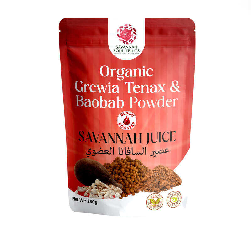 

Savannah Soul Fruits Organic Grewia Tenax & Baobab Powder Juice