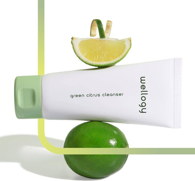 

Wellogy Korean Daily Foaming Face Wash with Salicylic Acid and Green Citrus Extract for Sensitive Skin Vegan Gentle Face Cleanser Acne Treatment Ligh
