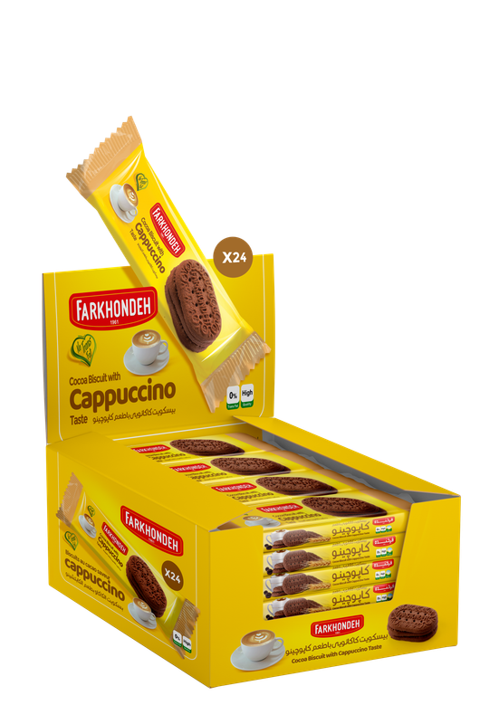 

Farkhondeh Cocoa Biscuit with Cappucinno (24x32g)768g