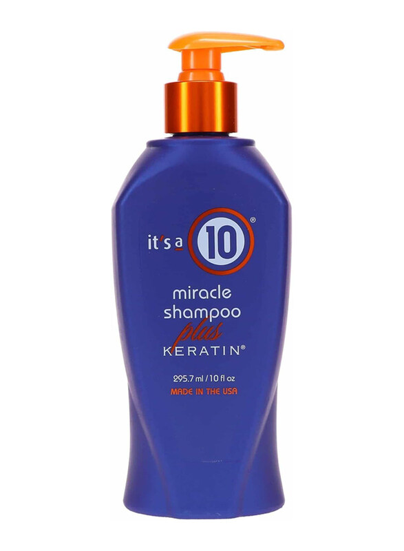 

It's a 10 Haircare Miracle Shampoo Plus Keratin, 10oz